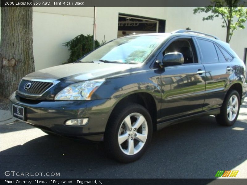 Flint Mica / Black 2008 Lexus RX 350 AWD