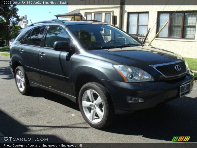 Flint Mica / Black 2008 Lexus RX 350 AWD