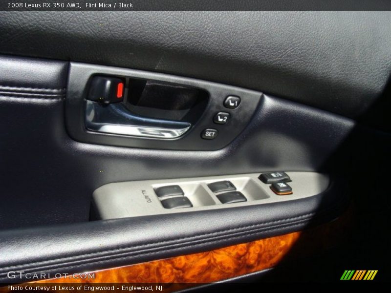 Flint Mica / Black 2008 Lexus RX 350 AWD