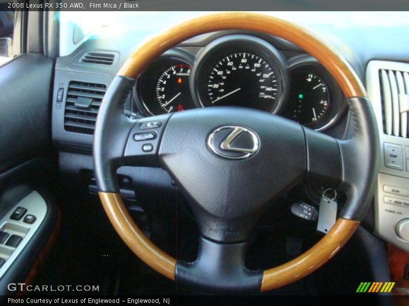 Flint Mica / Black 2008 Lexus RX 350 AWD