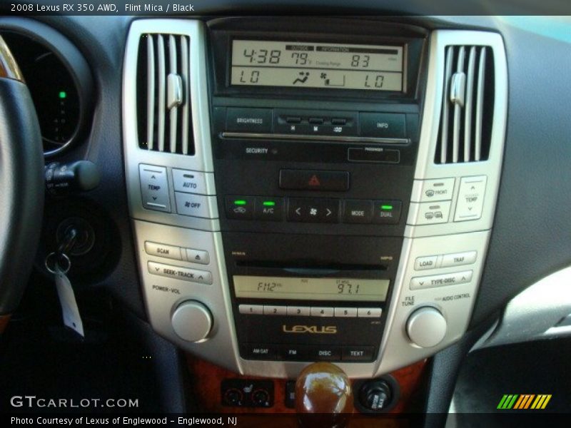 Flint Mica / Black 2008 Lexus RX 350 AWD