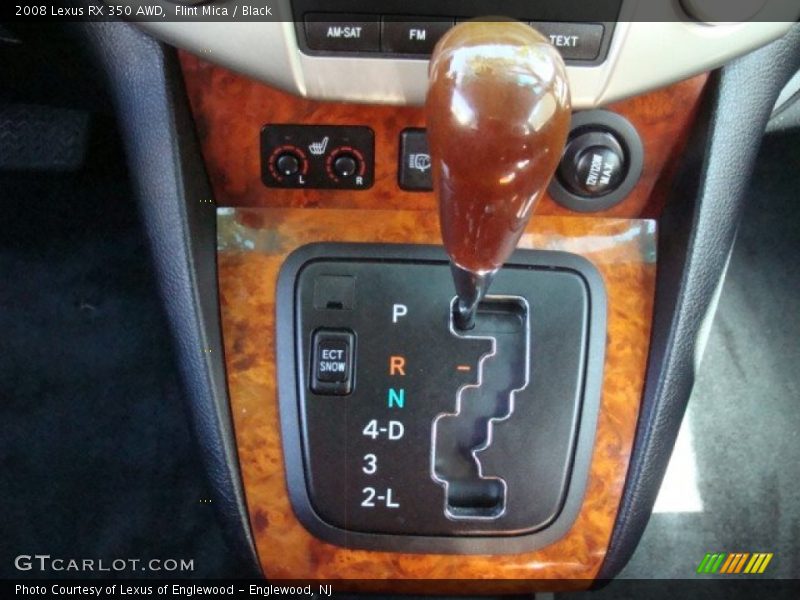 Flint Mica / Black 2008 Lexus RX 350 AWD