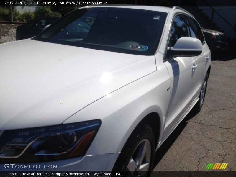 Ibis White / Cinnamon Brown 2012 Audi Q5 3.2 FSI quattro