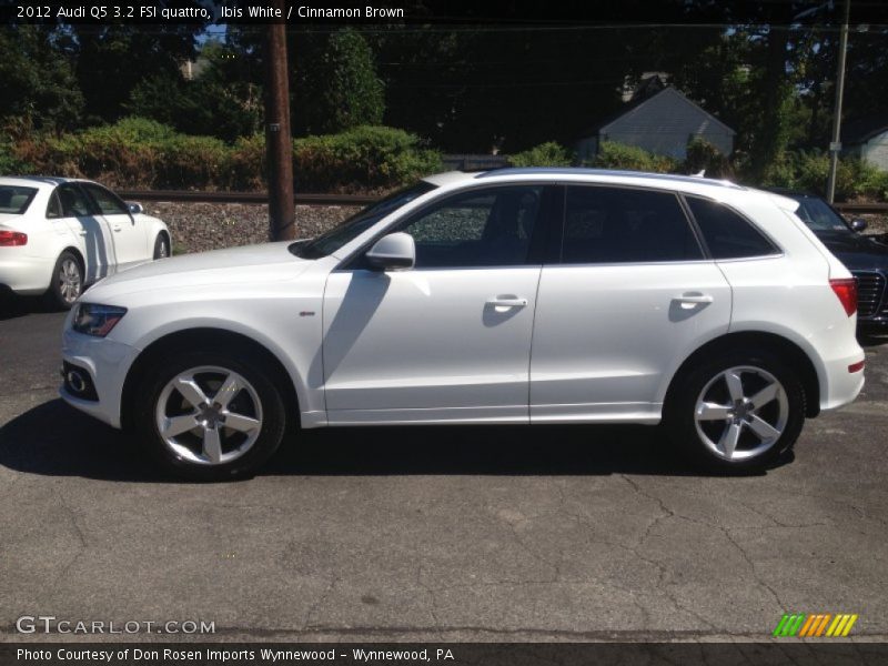 Ibis White / Cinnamon Brown 2012 Audi Q5 3.2 FSI quattro
