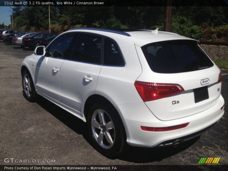 Ibis White / Cinnamon Brown 2012 Audi Q5 3.2 FSI quattro