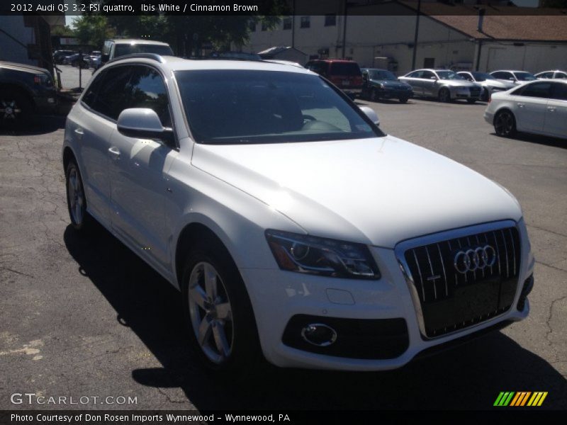 Ibis White / Cinnamon Brown 2012 Audi Q5 3.2 FSI quattro