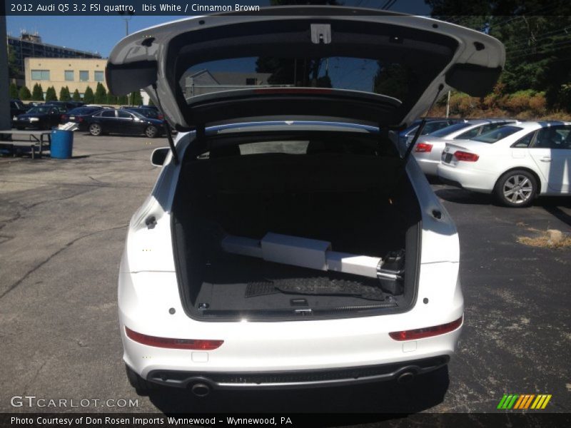 Ibis White / Cinnamon Brown 2012 Audi Q5 3.2 FSI quattro