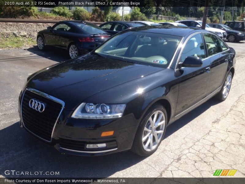 Phantom Black Pearl Effect / Cardamom Beige 2010 Audi A6 3.2 FSI Sedan