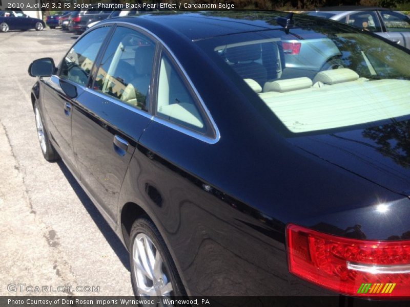 Phantom Black Pearl Effect / Cardamom Beige 2010 Audi A6 3.2 FSI Sedan