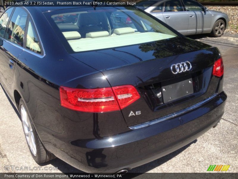 Phantom Black Pearl Effect / Cardamom Beige 2010 Audi A6 3.2 FSI Sedan