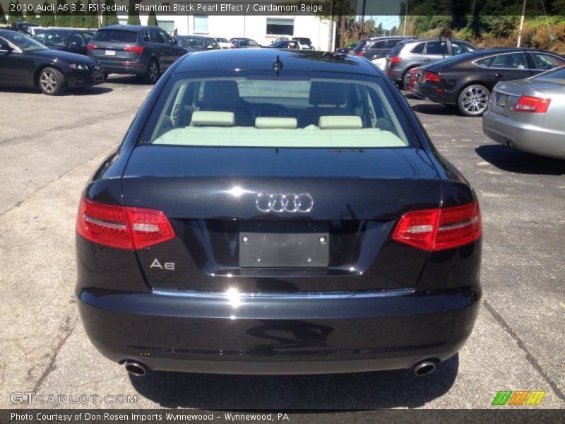 Phantom Black Pearl Effect / Cardamom Beige 2010 Audi A6 3.2 FSI Sedan
