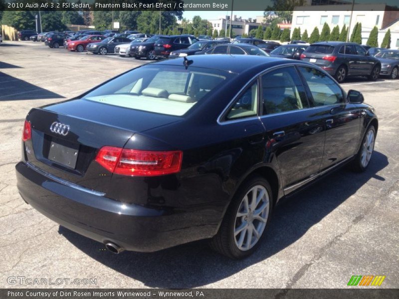 Phantom Black Pearl Effect / Cardamom Beige 2010 Audi A6 3.2 FSI Sedan