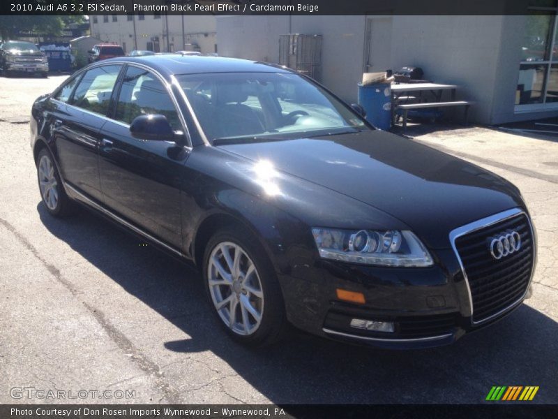 Phantom Black Pearl Effect / Cardamom Beige 2010 Audi A6 3.2 FSI Sedan