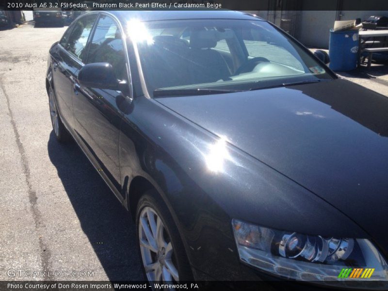 Phantom Black Pearl Effect / Cardamom Beige 2010 Audi A6 3.2 FSI Sedan