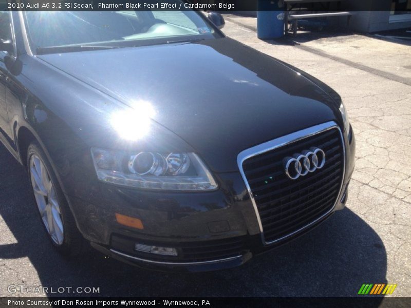 Phantom Black Pearl Effect / Cardamom Beige 2010 Audi A6 3.2 FSI Sedan