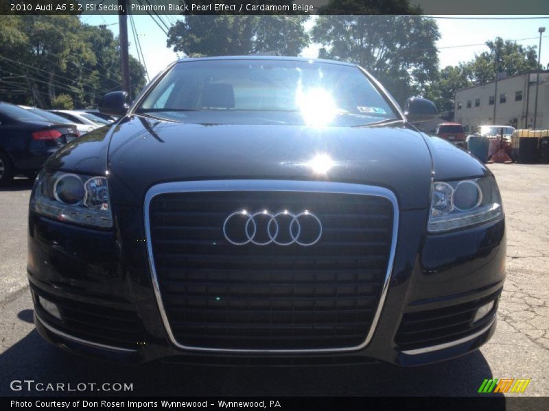 Phantom Black Pearl Effect / Cardamom Beige 2010 Audi A6 3.2 FSI Sedan