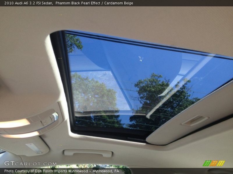 Phantom Black Pearl Effect / Cardamom Beige 2010 Audi A6 3.2 FSI Sedan