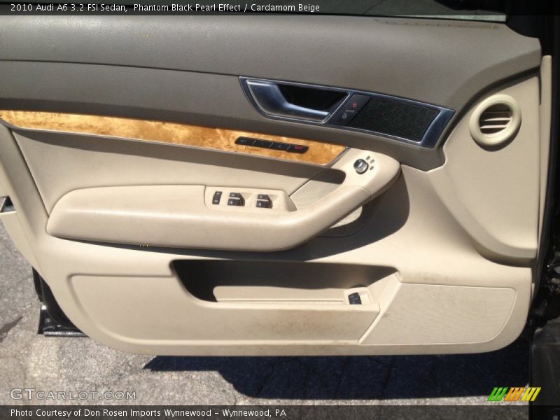 Phantom Black Pearl Effect / Cardamom Beige 2010 Audi A6 3.2 FSI Sedan