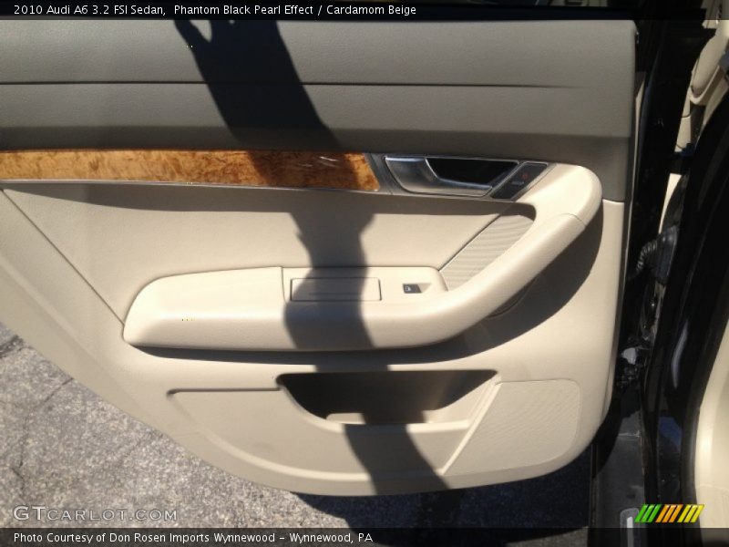 Phantom Black Pearl Effect / Cardamom Beige 2010 Audi A6 3.2 FSI Sedan