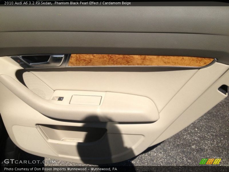 Phantom Black Pearl Effect / Cardamom Beige 2010 Audi A6 3.2 FSI Sedan