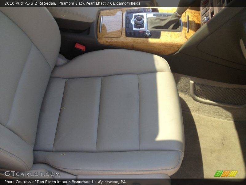 Phantom Black Pearl Effect / Cardamom Beige 2010 Audi A6 3.2 FSI Sedan