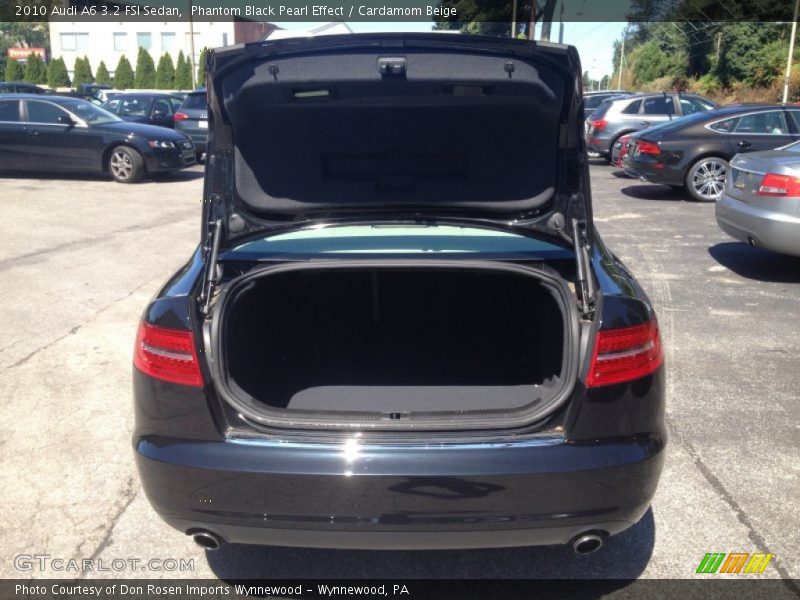 Phantom Black Pearl Effect / Cardamom Beige 2010 Audi A6 3.2 FSI Sedan
