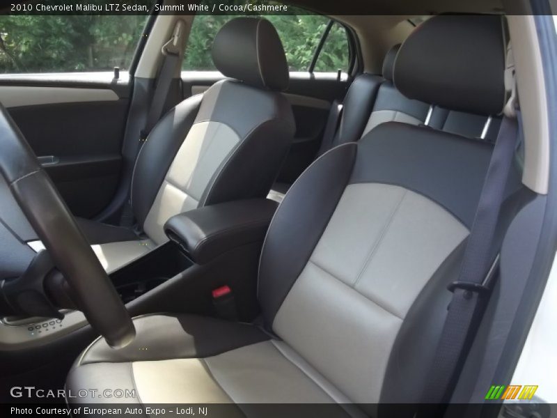 Summit White / Cocoa/Cashmere 2010 Chevrolet Malibu LTZ Sedan