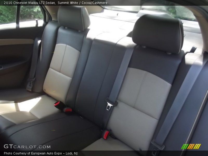 Summit White / Cocoa/Cashmere 2010 Chevrolet Malibu LTZ Sedan