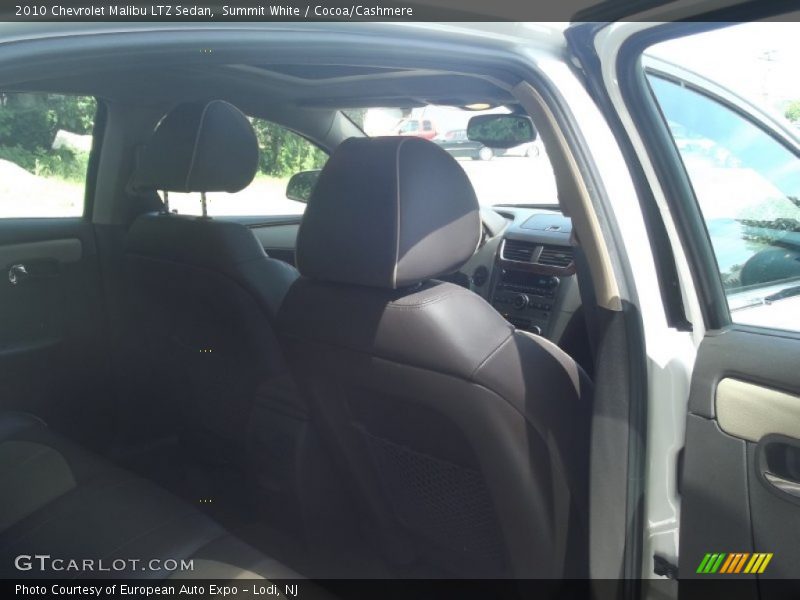 Summit White / Cocoa/Cashmere 2010 Chevrolet Malibu LTZ Sedan
