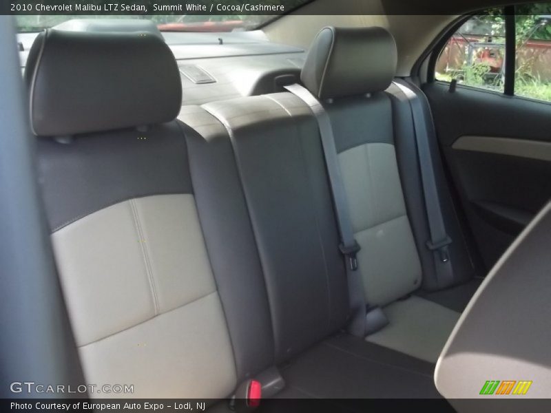 Summit White / Cocoa/Cashmere 2010 Chevrolet Malibu LTZ Sedan