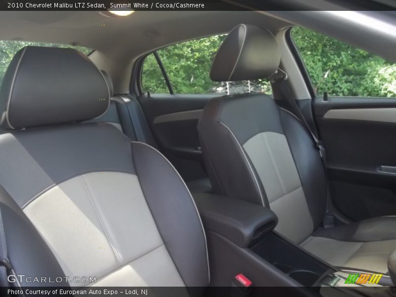 Summit White / Cocoa/Cashmere 2010 Chevrolet Malibu LTZ Sedan