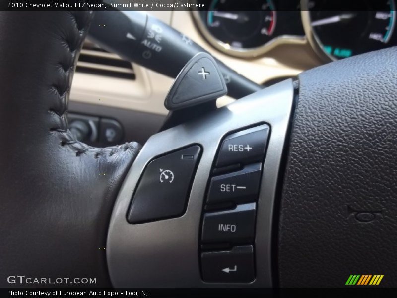 Summit White / Cocoa/Cashmere 2010 Chevrolet Malibu LTZ Sedan