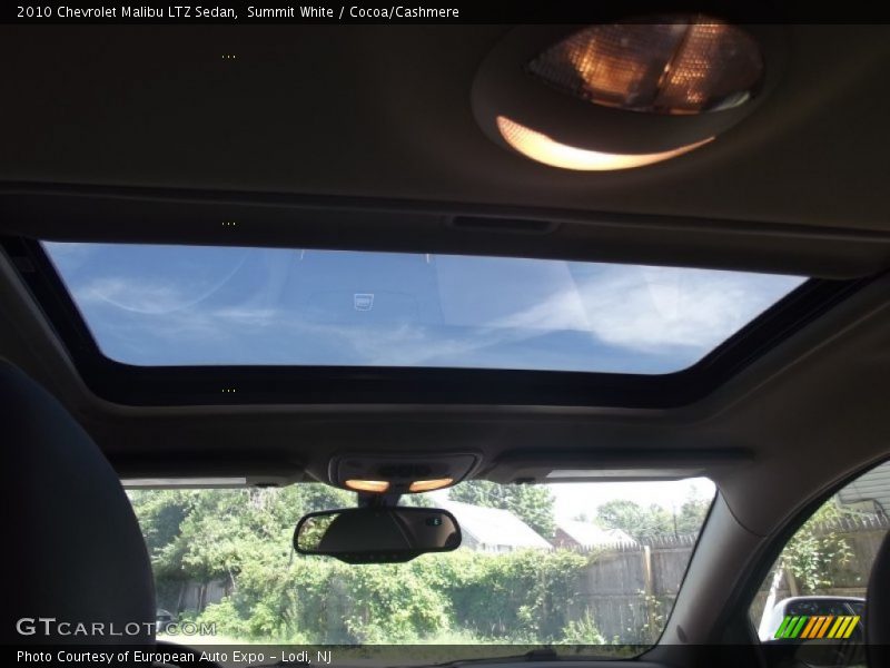 Summit White / Cocoa/Cashmere 2010 Chevrolet Malibu LTZ Sedan