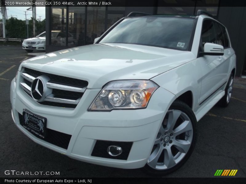 Arctic White / Black 2010 Mercedes-Benz GLK 350 4Matic