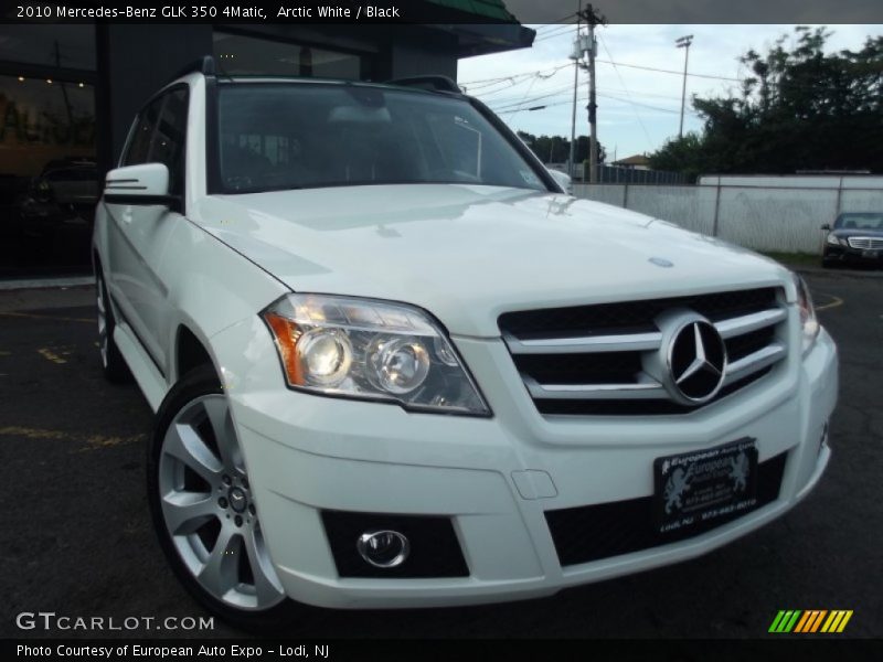 Arctic White / Black 2010 Mercedes-Benz GLK 350 4Matic