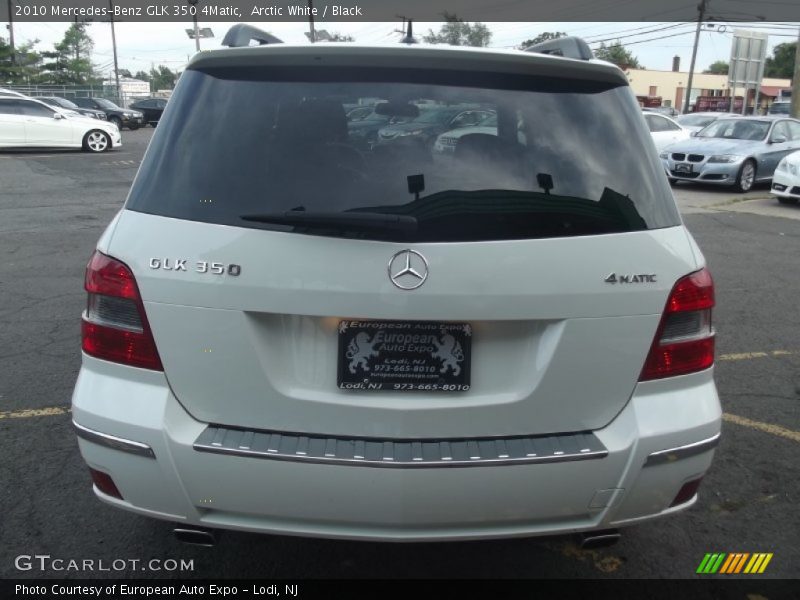 Arctic White / Black 2010 Mercedes-Benz GLK 350 4Matic