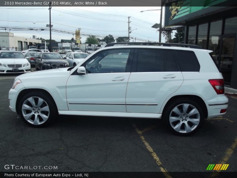 Arctic White / Black 2010 Mercedes-Benz GLK 350 4Matic