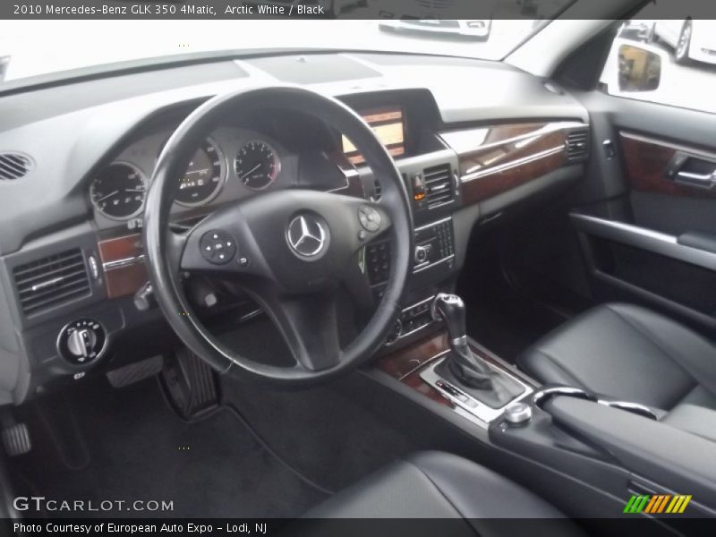 Arctic White / Black 2010 Mercedes-Benz GLK 350 4Matic