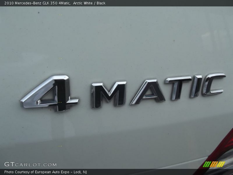 Arctic White / Black 2010 Mercedes-Benz GLK 350 4Matic