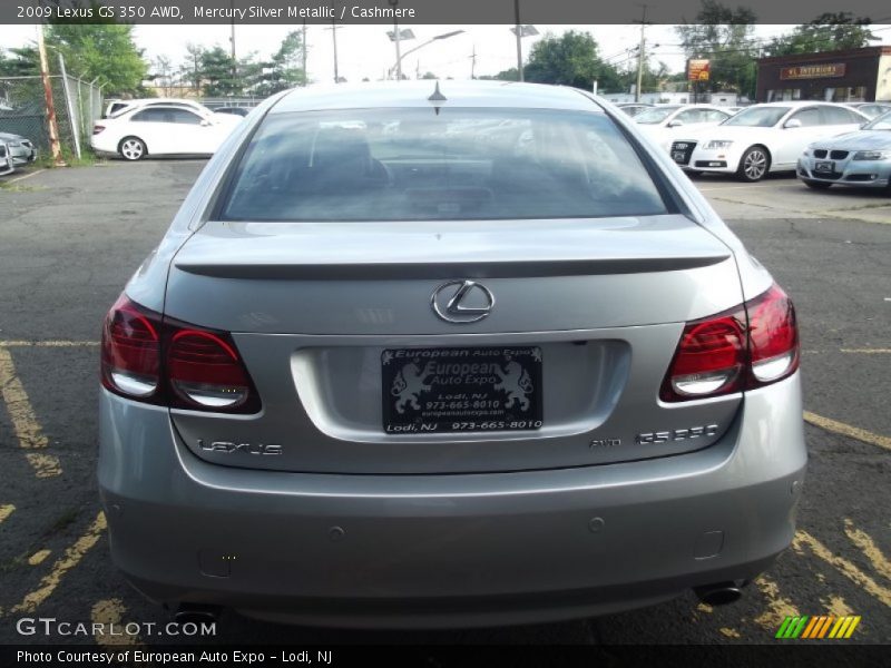 Mercury Silver Metallic / Cashmere 2009 Lexus GS 350 AWD