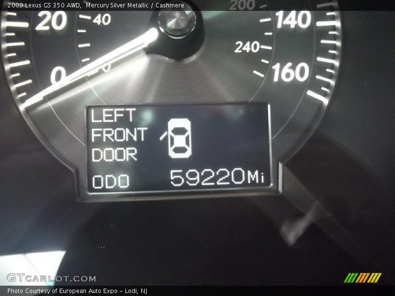 Mercury Silver Metallic / Cashmere 2009 Lexus GS 350 AWD
