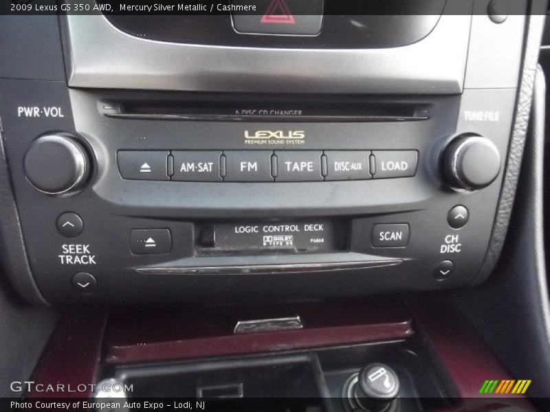 Mercury Silver Metallic / Cashmere 2009 Lexus GS 350 AWD