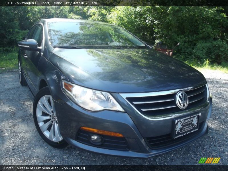 Island Grey Metallic / Black 2010 Volkswagen CC Sport