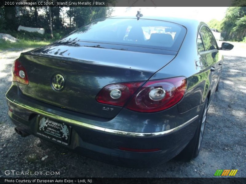 Island Grey Metallic / Black 2010 Volkswagen CC Sport