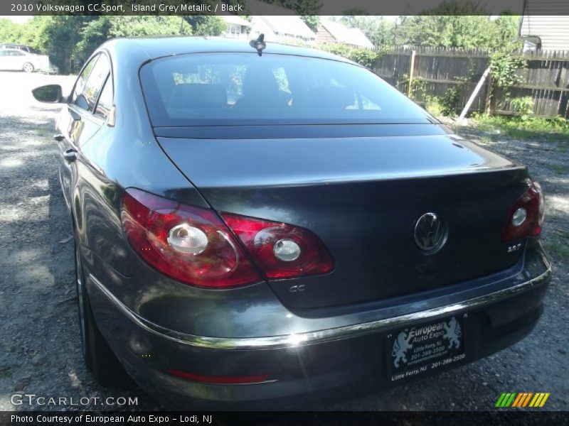 Island Grey Metallic / Black 2010 Volkswagen CC Sport