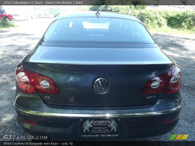 Island Grey Metallic / Black 2010 Volkswagen CC Sport
