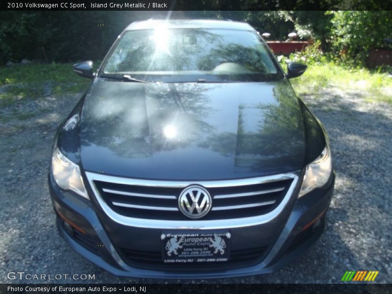 Island Grey Metallic / Black 2010 Volkswagen CC Sport