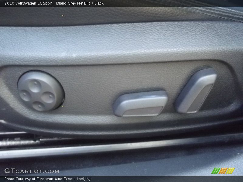 Island Grey Metallic / Black 2010 Volkswagen CC Sport