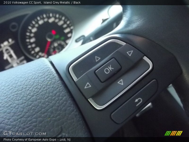 Island Grey Metallic / Black 2010 Volkswagen CC Sport