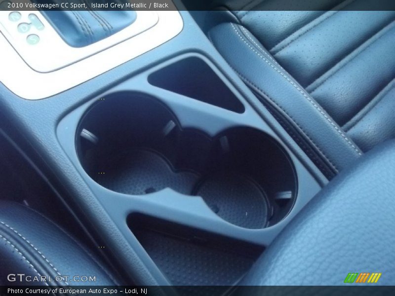 Island Grey Metallic / Black 2010 Volkswagen CC Sport